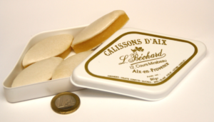 Plate of the best Calissons in Aix-en-Provence